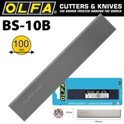 OLFA Scraper Blades X10 For Xsr Series 100mmx0.5mm
